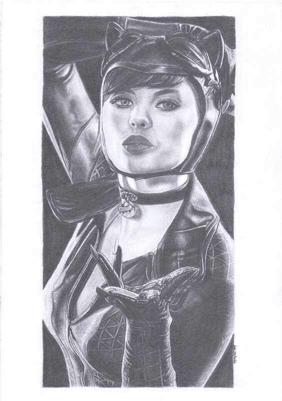 Catwoman par Chaves - Illustration originale