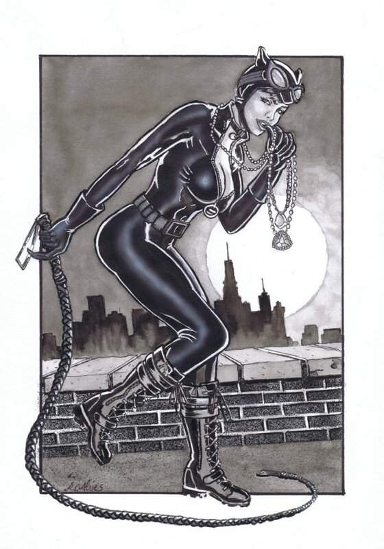 Catwoman par Correira - Illustration originale
