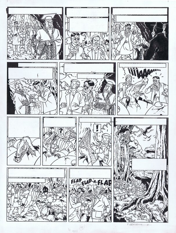 Teun Berserik, Blake en Mortimer - La Vallée des Immortels T2 - planche 40 - Comic Strip