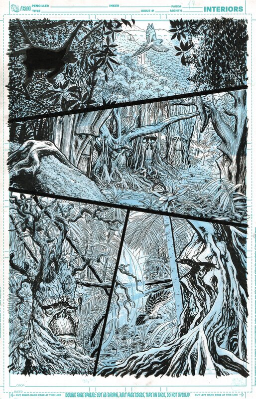 Kano, Scott Snyder, Matthew Wilson, Swamp Thing (2011) vol.5 #0 pg.19 - Planche originale