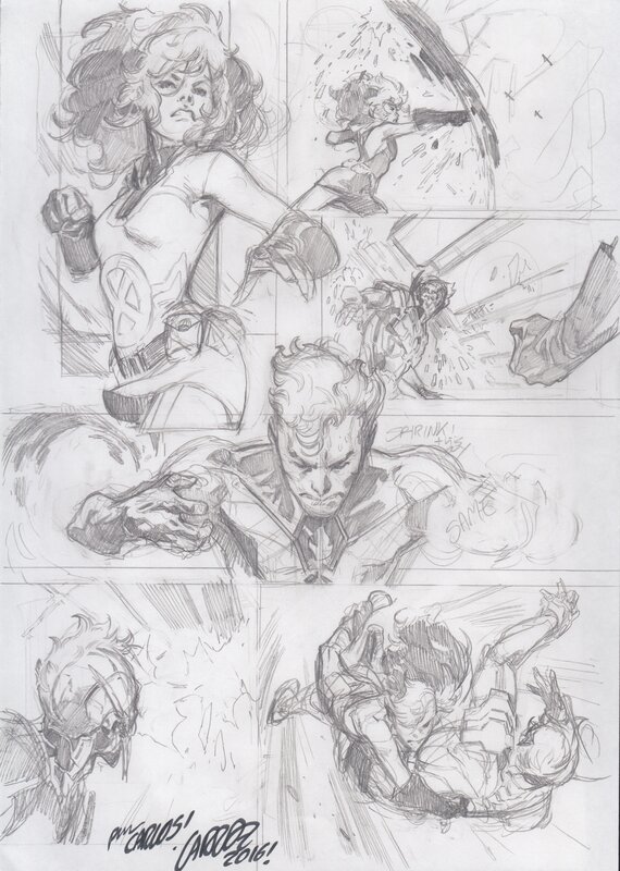 X-Men by Pepe Larraz - Original art