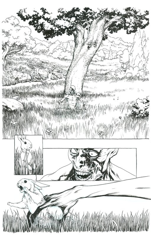 Jesús Saiz, Charles Soule, Matthew Wilson, Swamp Thing (2011) vol.5 #23.1 pg.02 - Planche originale