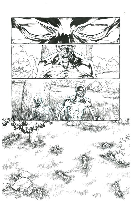 Jesús Saiz, Charles Soule, Matthew Wilson, Swamp Thing (2011) vol.5 #23.1 pg.05 - Planche originale