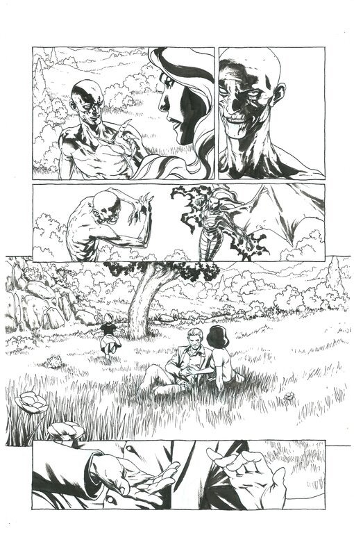 Jesús Saiz, Charles Soule, Matthew Wilson, Swamp Thing (2011) vol.5 #23.1 pg.16 - Planche originale