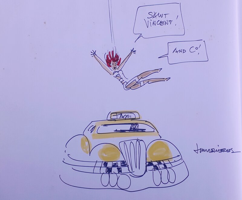 Jean-Claude Mézières, Boum Badaboum ! Leeloo et le taxi - Dédicace