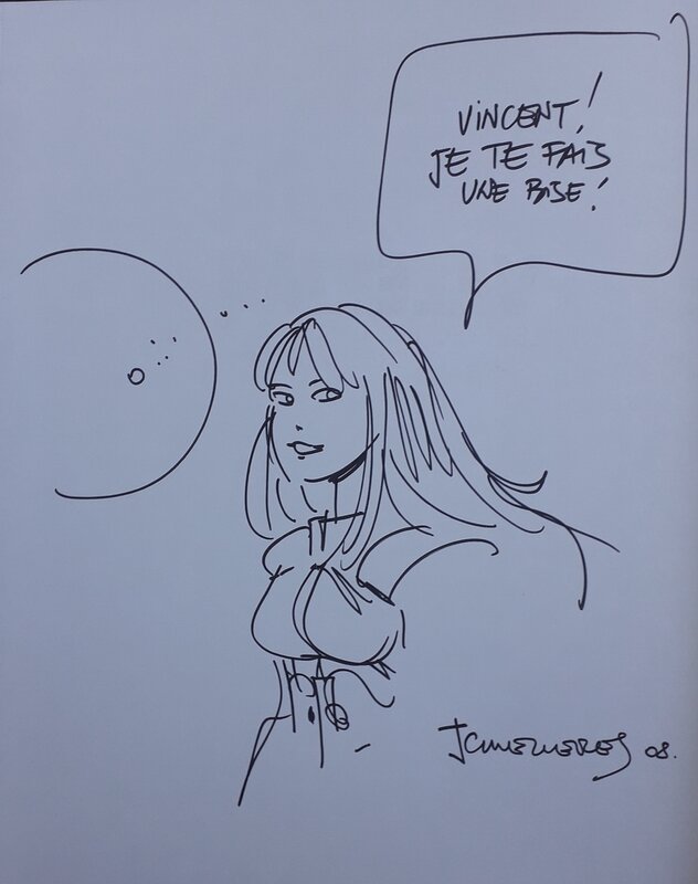 Laureline by Jean-Claude Mézières - Sketch
