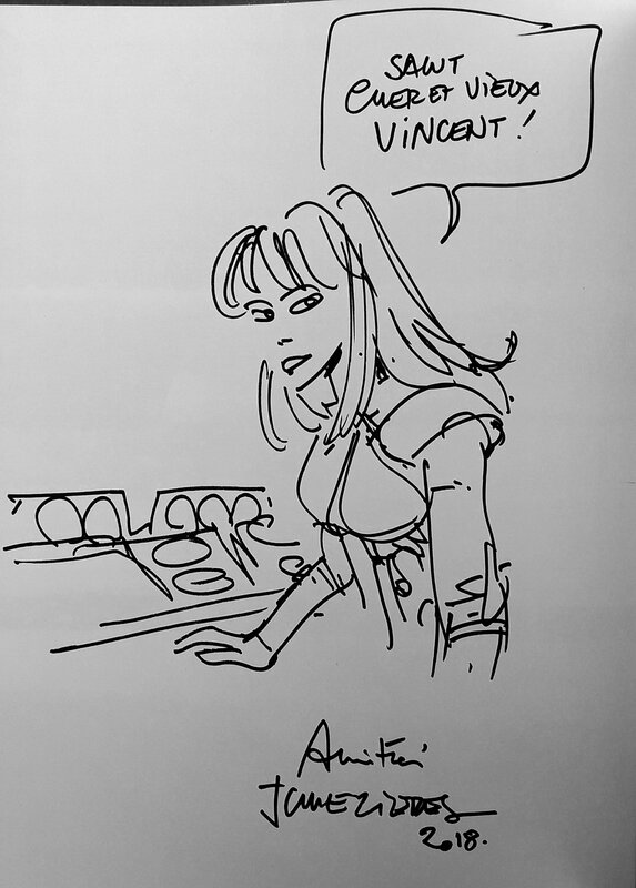 Laureline par Jean-Claude Mézières - Dédicace