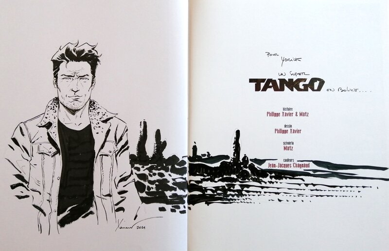 Philippe Xavier, Tango T.1 Un océan de pierre - Sketch