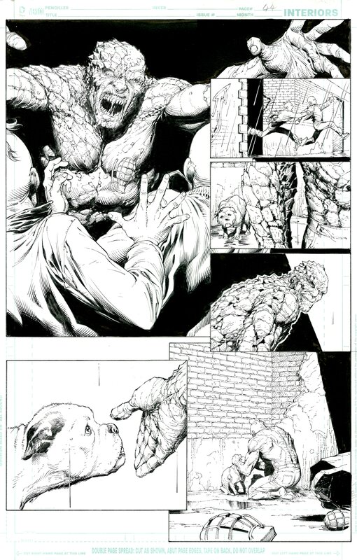 Gary Frank, Jonathan Sibal, Brad Anderson, Geoff Johns, Batman: Earth One vol.3 (2021) pg.44 - Planche originale