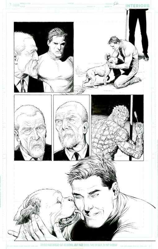 Gary Frank, Jonathan Sibal, Brad Anderson, Geoff Johns, Batman: Earth One vol.3 (2021) pg.56 - Planche originale