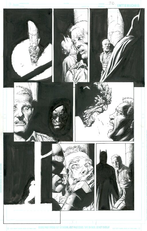 Gary Frank, Jonathan Sibal, Brad Anderson, Geoff Johns, Batman: Earth One vol.3 (2021) pg.70 - Planche originale