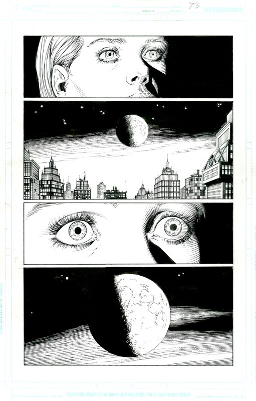 Gary Frank, Jonathan Sibal, Brad Anderson, Geoff Johns, Batman: Earth One vol.3 (2021) pg.73 - Planche originale