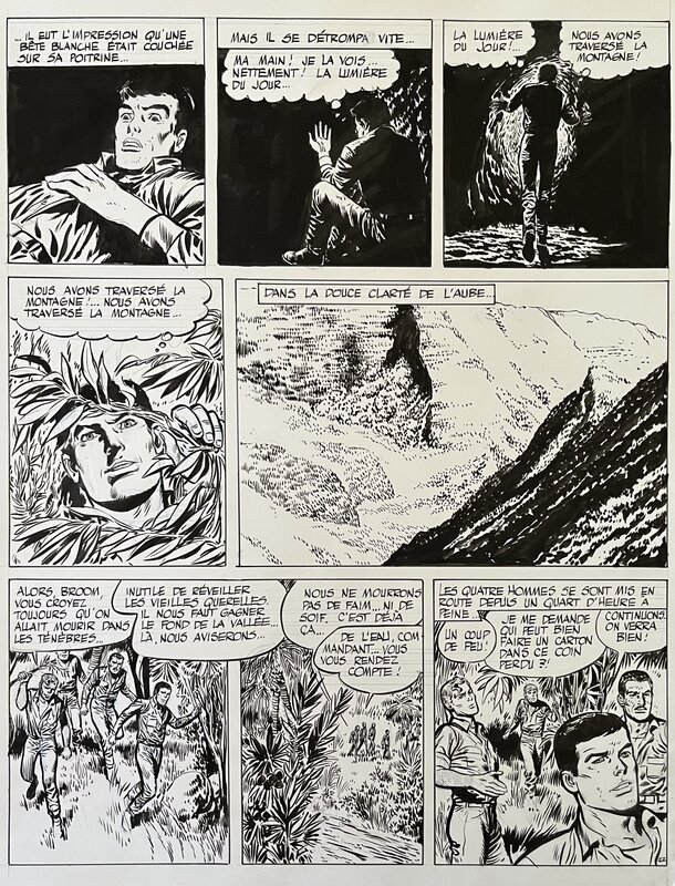 Gérald Forton, Henri Vernes, Bob MORANE la vallée infernale T8 planche : 22 - Comic Strip