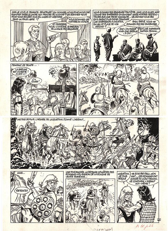 For sale - Jugurtha tome 2 by Hermann - Comic Strip