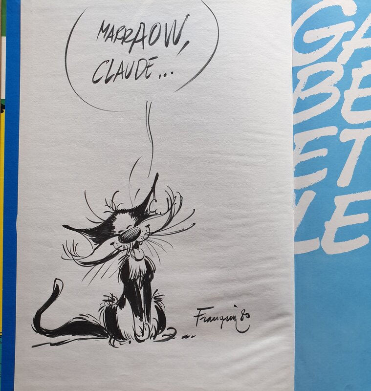 1980 - Le Chat by André Franquin - Sketch