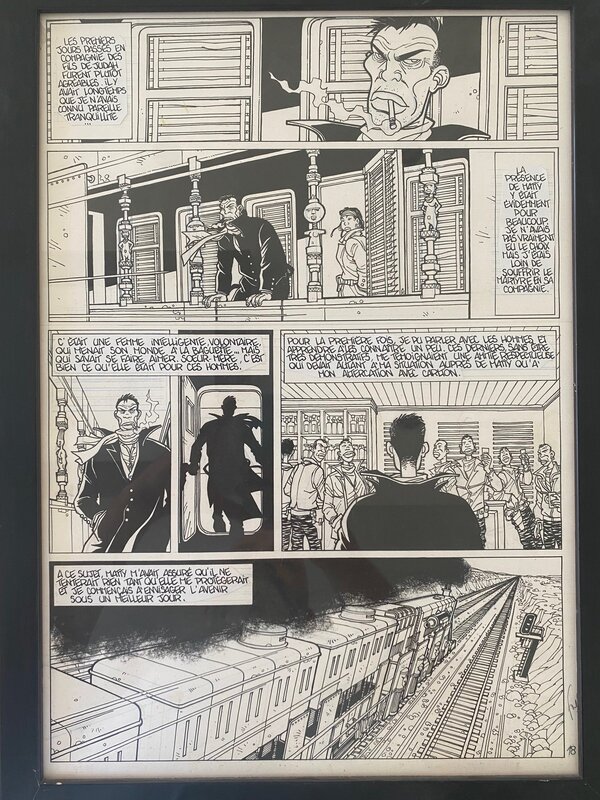 Fred Simon, David Chauvel, Rails - Tome 2 - Planche 18 - Comic Strip