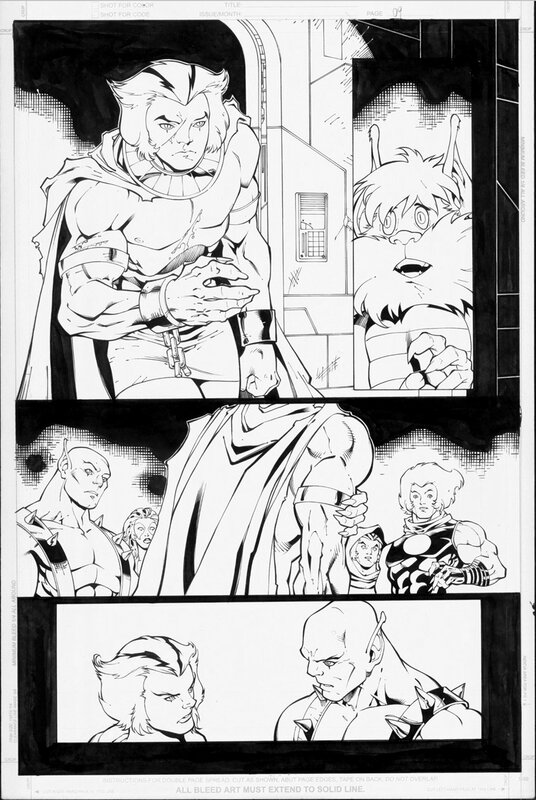 Ed Benes, Rob Lean, Thundercats - The Return #4 p9 - Planche originale