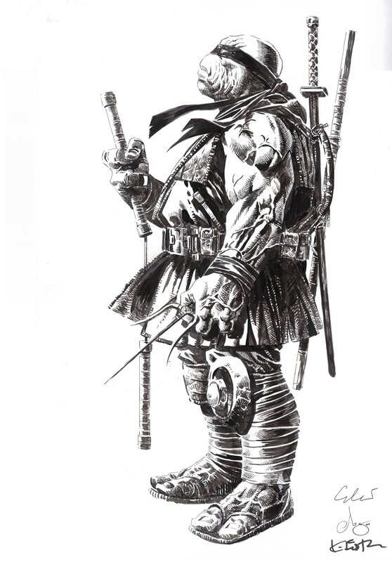 Esau Escorza, Isaac Escorza, Tmnt : The Last Ronin - Illustration originale