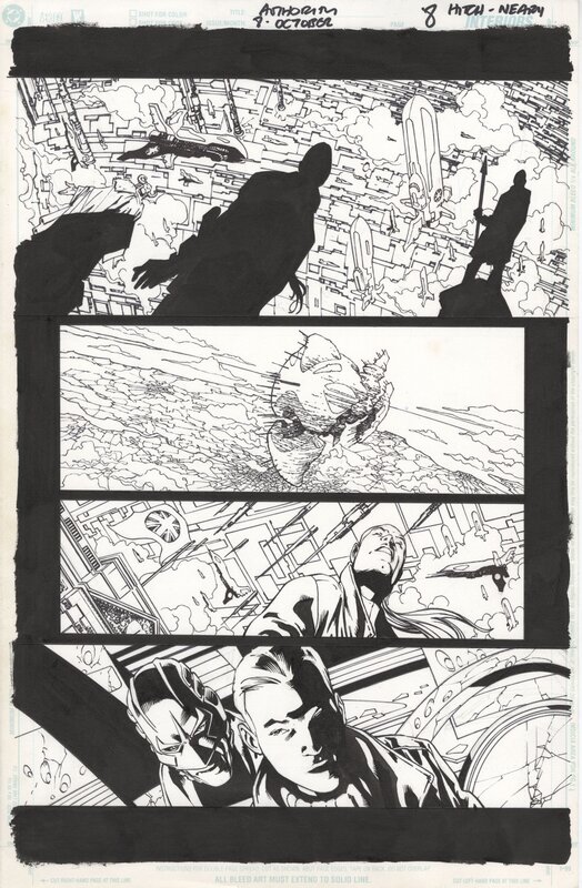 The Authority #8 P8 par Bryan Hitch, Paul Neary - Planche originale