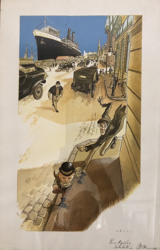 Le Reseau Bombyce by Cecil - Original Illustration