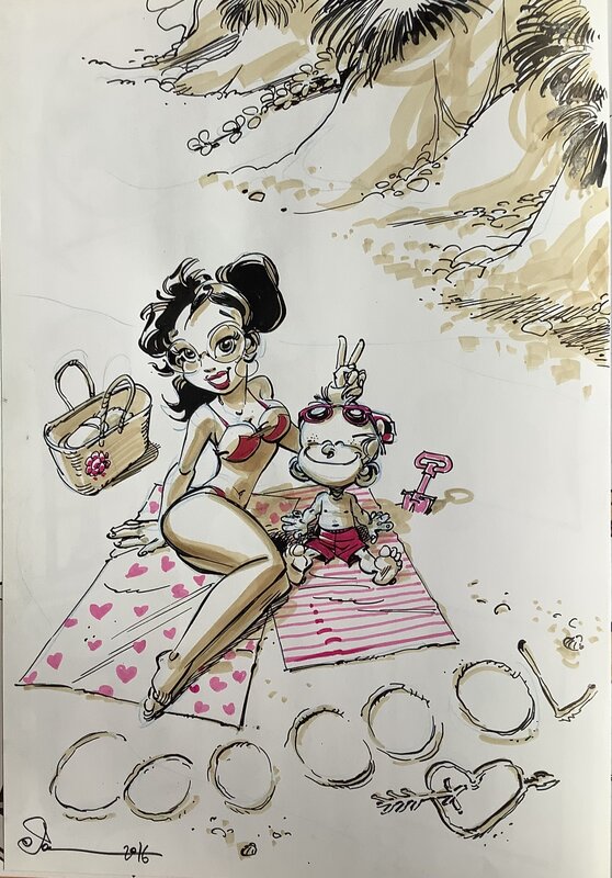 Le petit spirou par Dan Verlinden - Dédicace