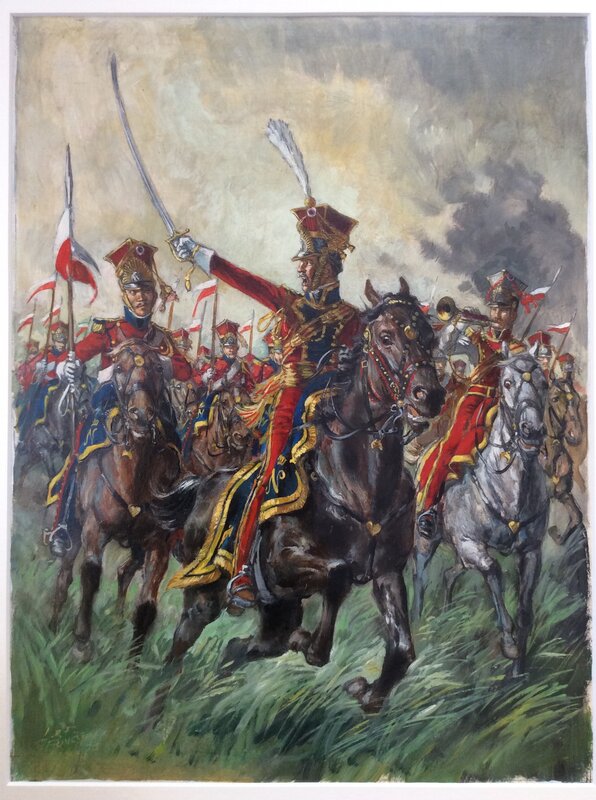 Waterloo by Fred & Liliane Funcken - Original Illustration