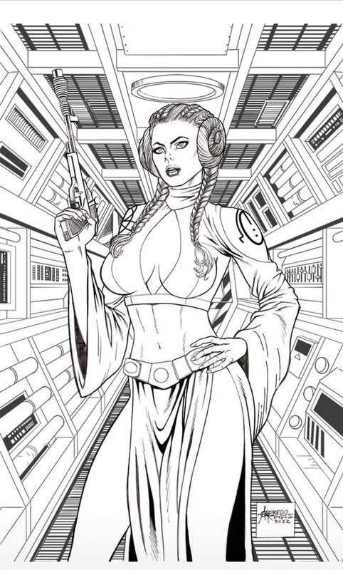 Alfredo Reyes III, GRIMM FAIRY TALES 2022 MAY THE 4TH COSPLAY SPECIAL ZENESCOPE COVER A -Princess Leia - Couverture originale