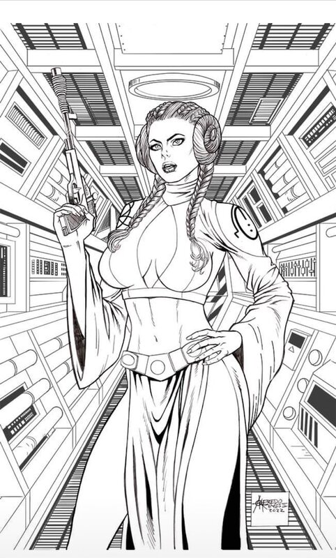 Alfredo Reyes III, GRIMM FAIRY TALES 2022 MAY THE 4TH COSPLAY SPECIAL ZENESCOPE COVER A -Princess Leia - Original Cover