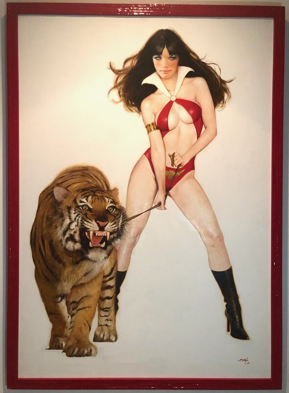 Enric Torres-Prat, On The Prowl - Vampirella 2005 - Illustration originale