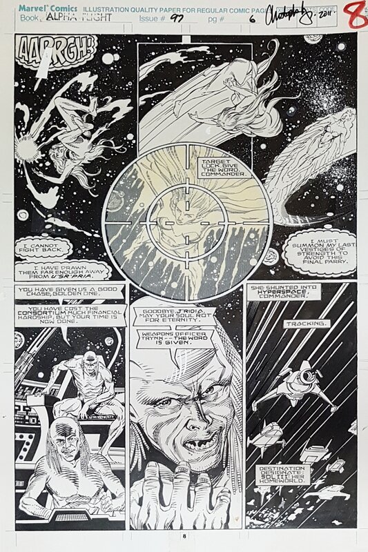 Alpha Flight #97 p6 par Michael Bair, Chris Ivy - Planche originale