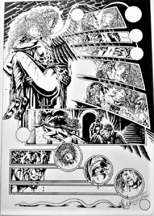 Raúlo Cáceres, Le Serpent Blanc / Légendes Perverses - Comic Strip