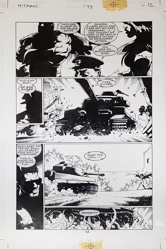 Hitman #33 p12 par John McCrea, Garry Leach - Planche originale