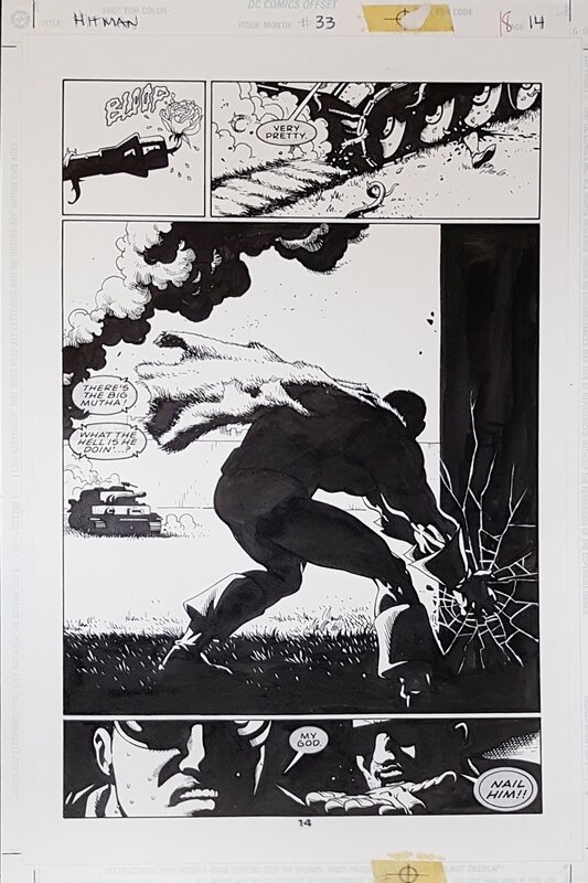 Hitman #33 p14 by John McCrea, Garry Leach - Comic Strip