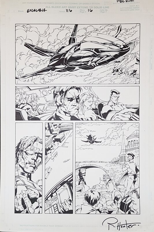 Excalibur #116 p16 by Mel Rubi, Rob Hunter - Comic Strip