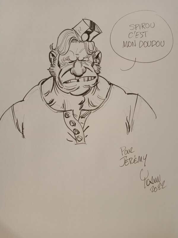 Bronco Spirou by Yoann - Sketch