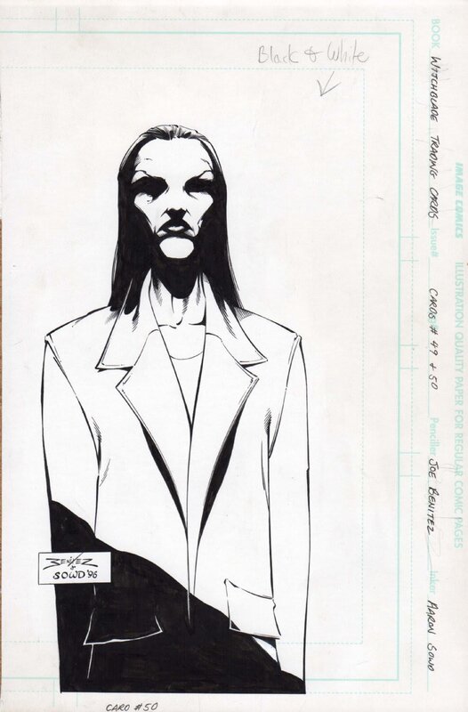 Joe Benitez, Aaron Sowd, Witchblade #50 : Dannette Boucher - Original Illustration