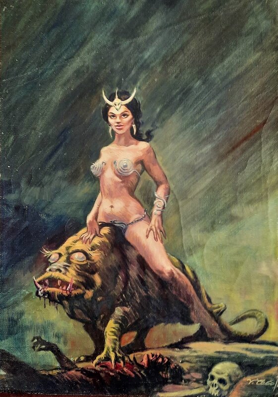 Vicente Cebollo Peinado, Escorpion 24 - Spanish horror cover - Couverture originale