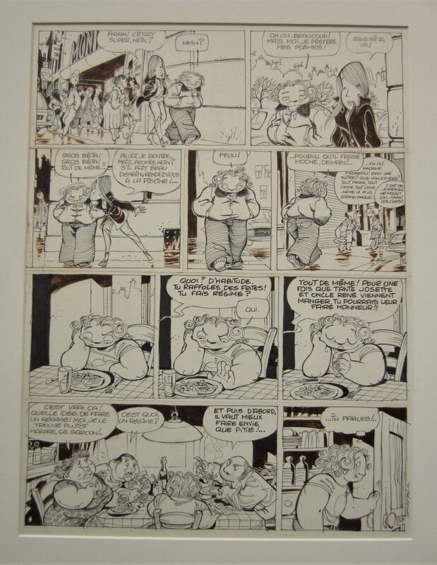 Bernard Hislaire, Bidouille et Violette - Planche originale