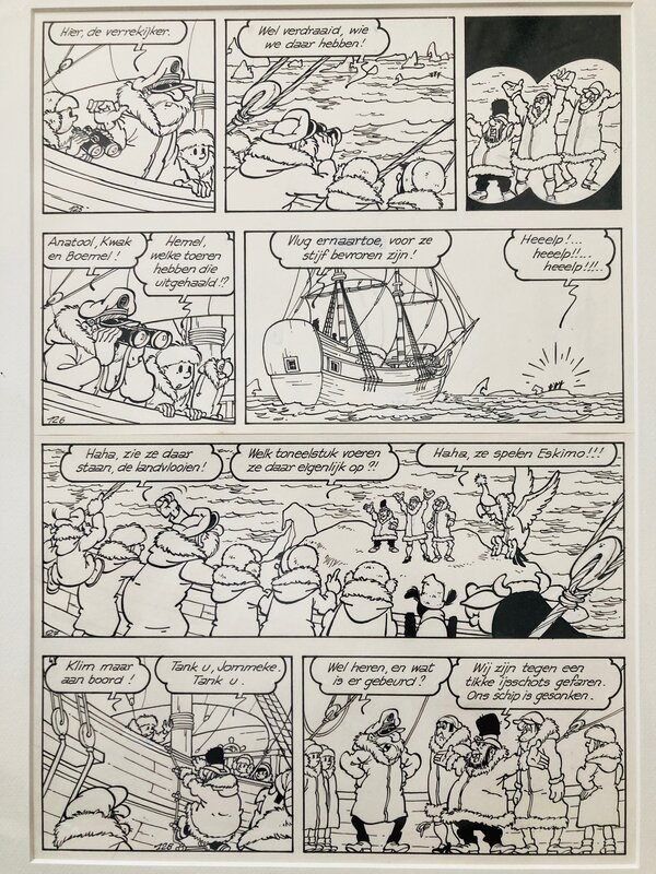 Jef Nys, Jommeke 'De grote zeilrace' - Comic Strip