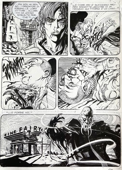 Brendon #1 p67 par Massimo Rotundo - Planche originale