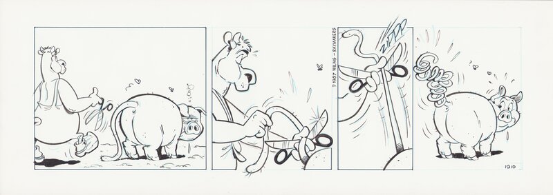Wil Raymakers | Boes 1910 - Planche originale