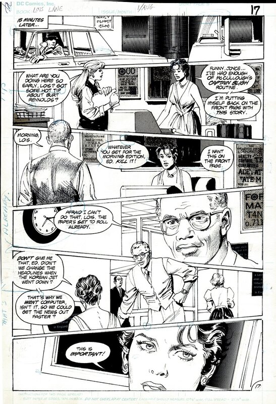 Lois Lane #1 par Gray Morrow - Planche originale