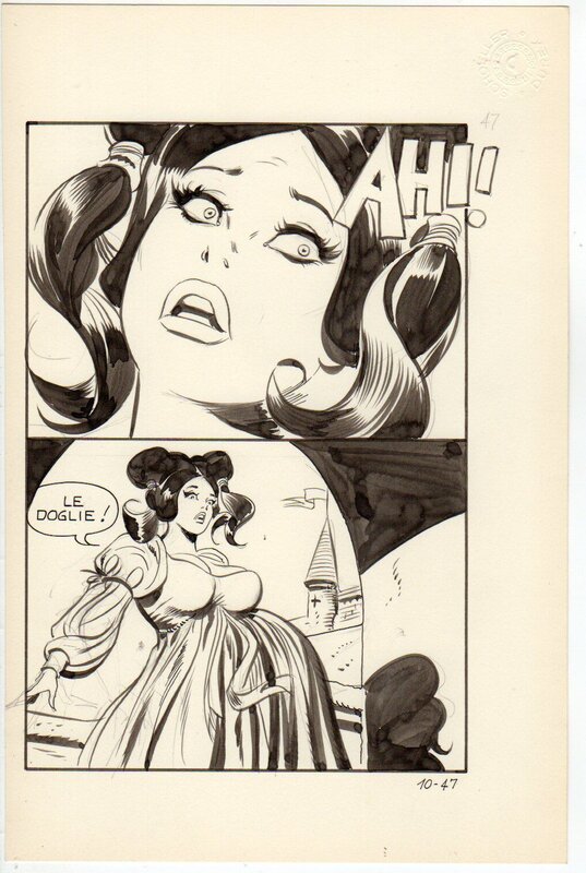 Biancaneve #10 p47 par Leone Frollo - Planche originale