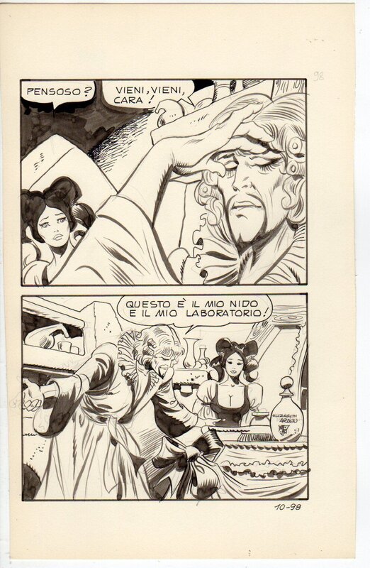 Biancaneve #10 p98 par Leone Frollo - Planche originale