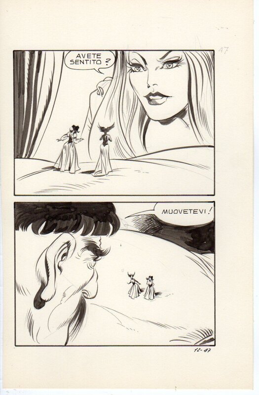 Biancaneve #12 p47 par Leone Frollo - Planche originale