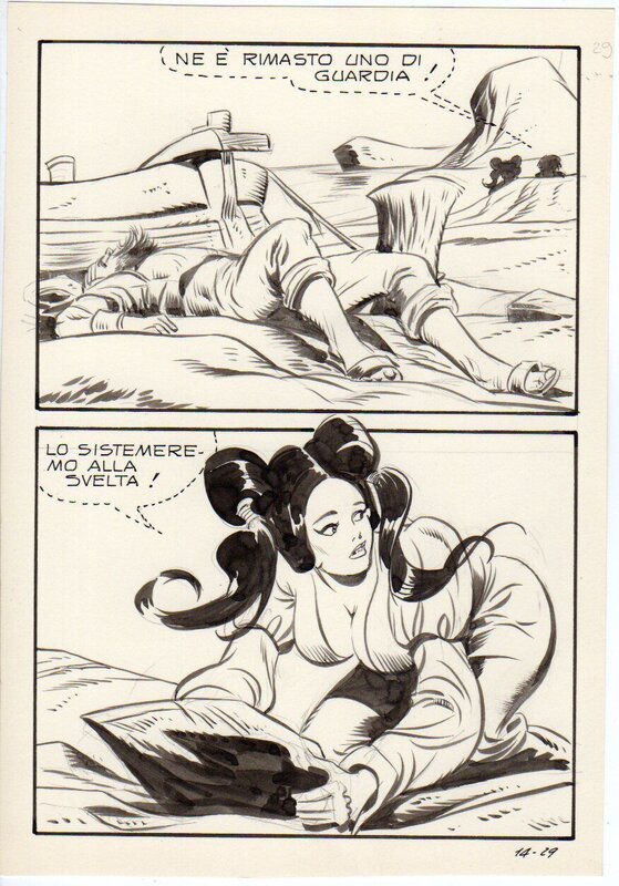 Biancaneve #14 p29 par Leone Frollo - Planche originale