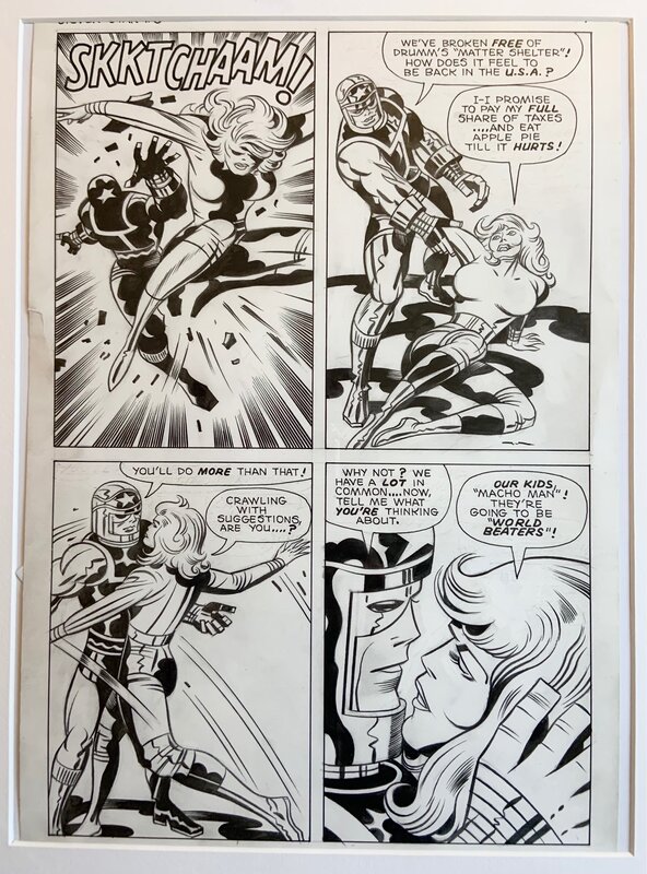 Silver Star - panel by Jack Kirby - Comic Strip
