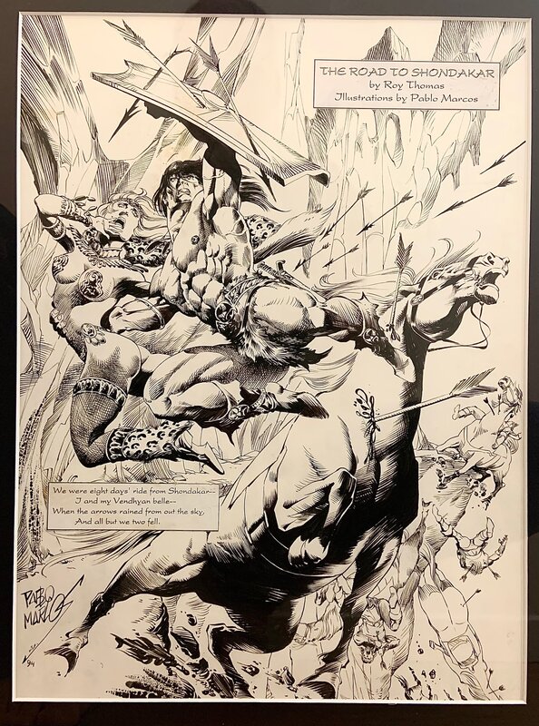 Pablo Marcos, Sword of Conan #228 pg56 - splash - Planche originale