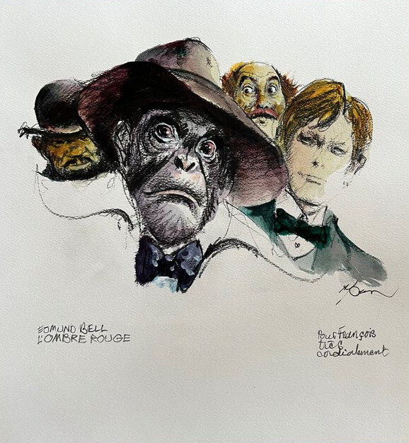 Rene Follet - Edmund Bell - Illustration originale