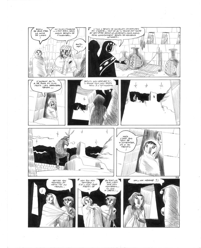 La nuit de l'inca by Frantz Duchazeau - Comic Strip